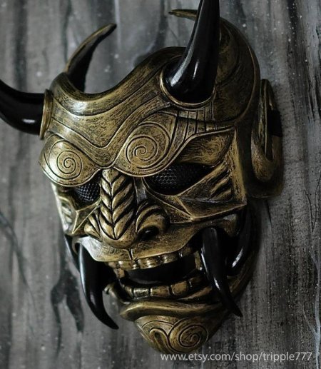 Маска samurai oni