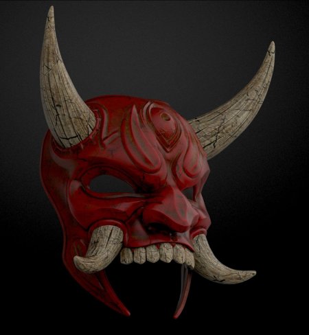 Японская маска демона