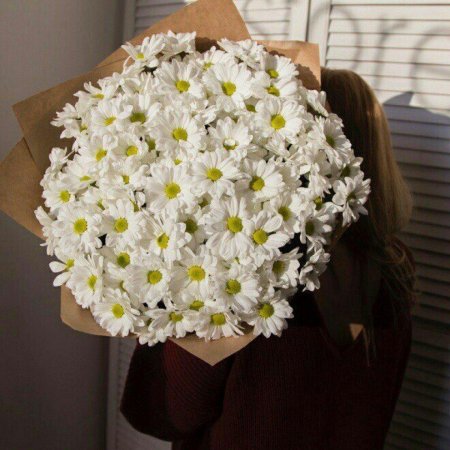 Ромашковые хризантемы букет