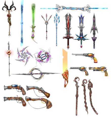 Оружие из аниме