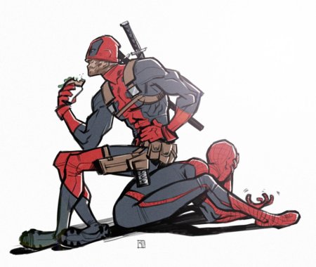 Питер паркер и дэдпул