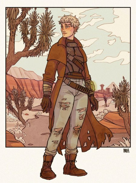 Фоллаут курьер 6 арт