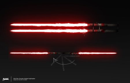 Красный световой меч