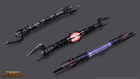 Star wars двухклинковый меч