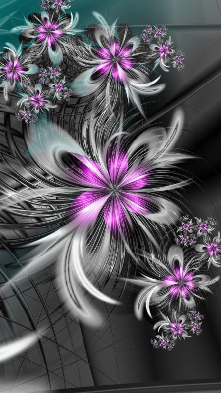 Цветочные фоны