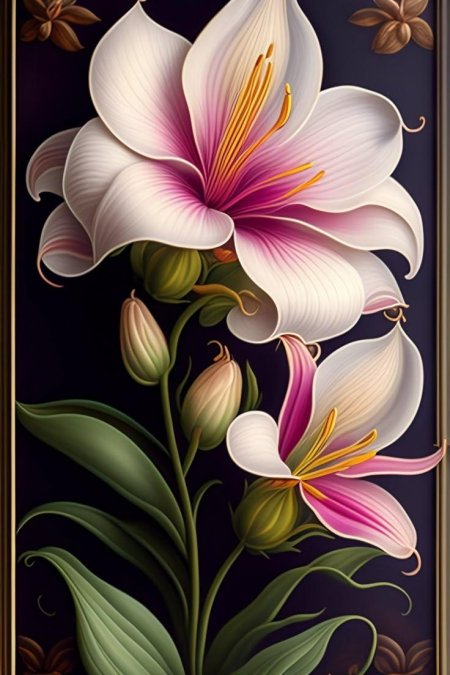 Цветок картина