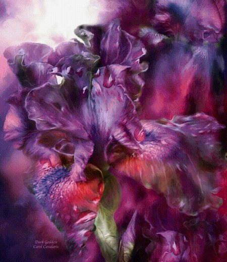 Цифровая живопись кэрол каваларис.