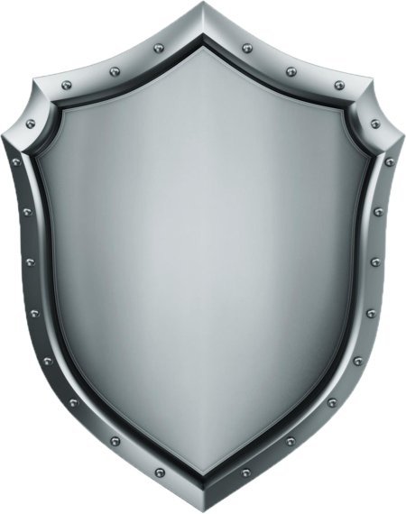 Щит на прозрачном фоне