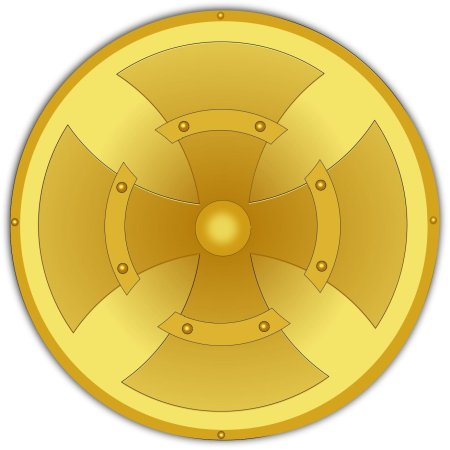 Круглый щит