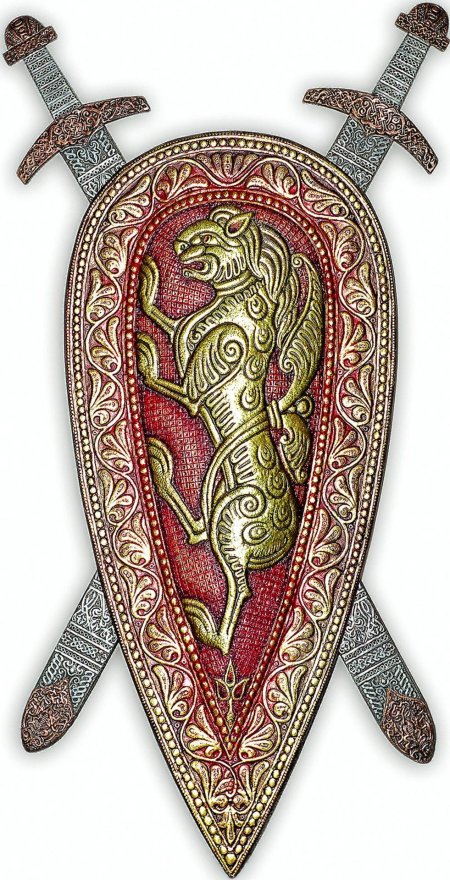 Щит воина древней руси 1533