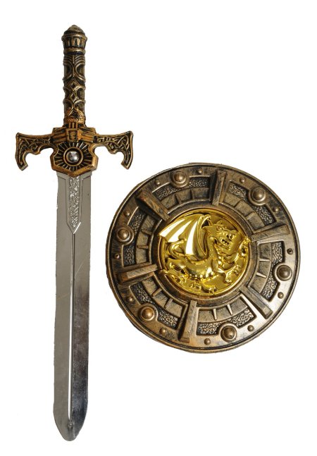 Набор рыцаря храбрый воин предмета