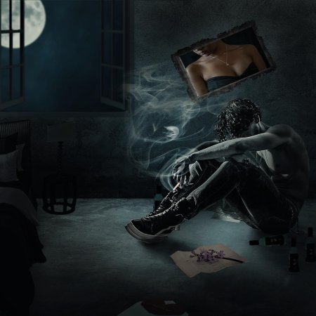 Разбитое сердце парня