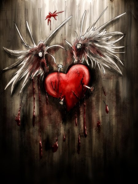 С разбитым сердцем