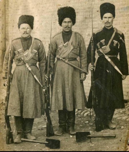 Пластуны кубанского казачьего войска