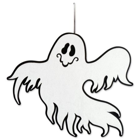 Трафарет привидения на хэллоуин