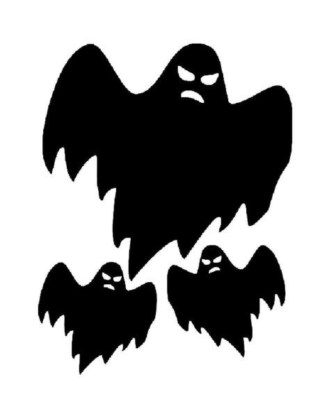 Силуэт привидения