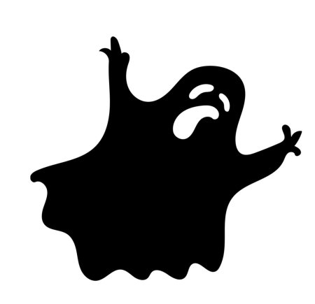 Силуэт привидения