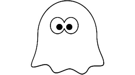 Мультяшное привидение