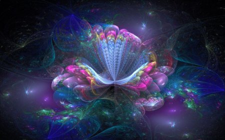 Цветы абстракция