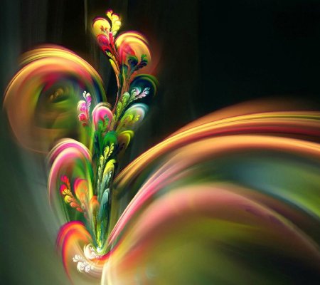 Радуга абстракция