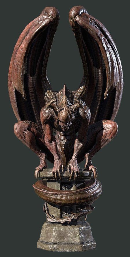 Демонические скульптуры