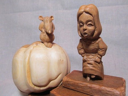 Резьба по дереву фигурки