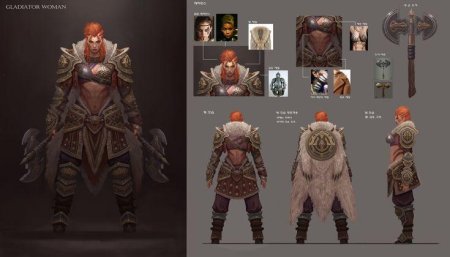 Девушка варвар фэнтези