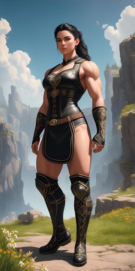 Девушка гладиатор