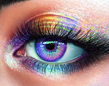 Радужные глаза