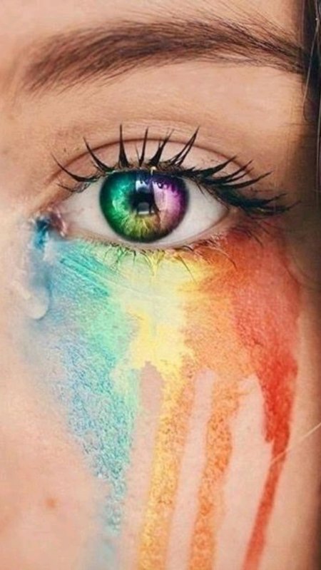 Радужные глаза
