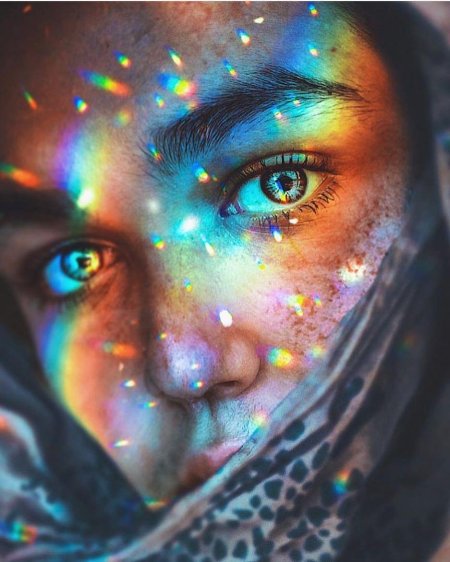 Радужные глаза