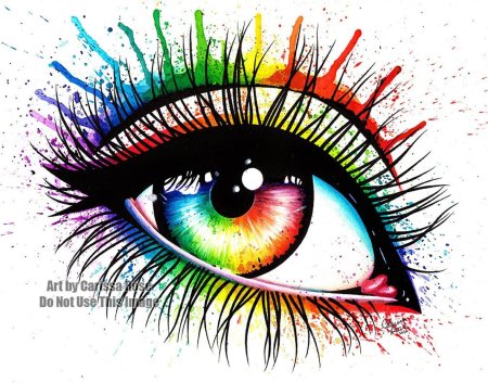 Глаза картина