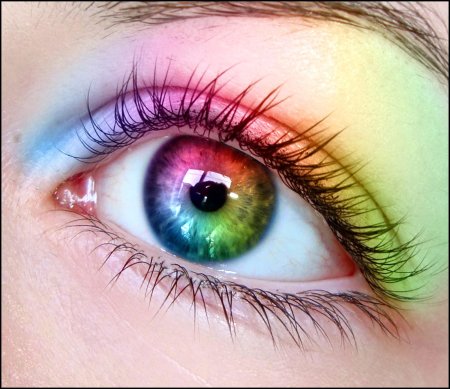 Радужный цвет глаз