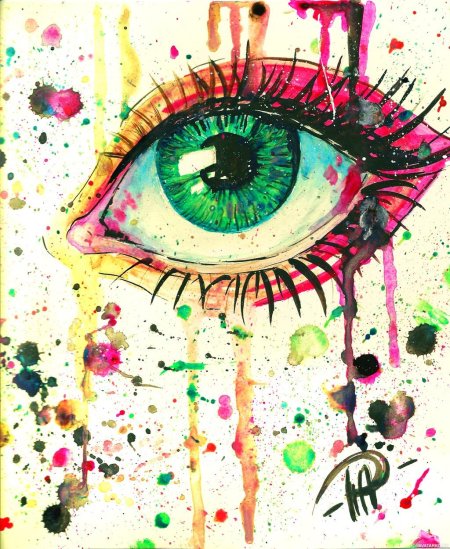 Рисунок красками