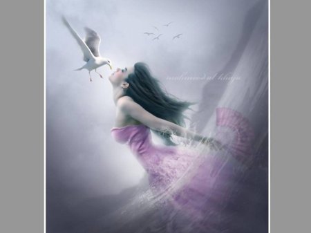 Девушка птица