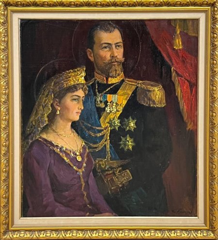 Венчание николая 2 и александры федоровны картина