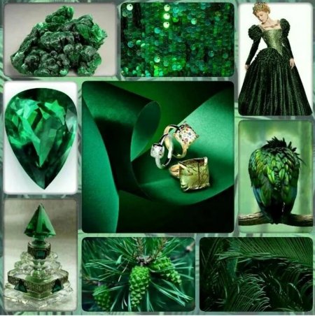 Изумруд зеленая королева