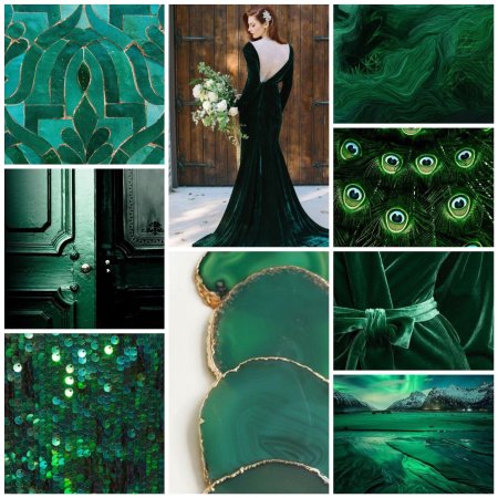 Изумрудные цвета