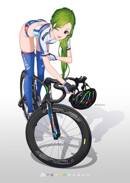 Аниме велосипед