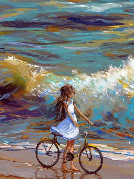 Велосипед картина