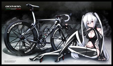 Аниме велосипед