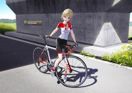 Аниме велосипед