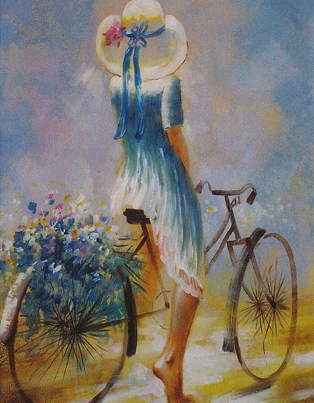 Велосипед в живописи