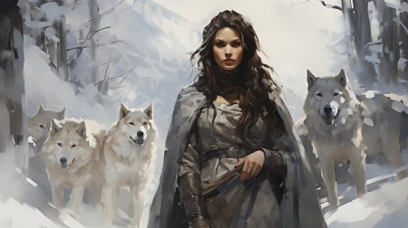 Волк девушка