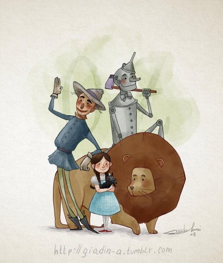 Волшебник изумрудного города элли и страшила