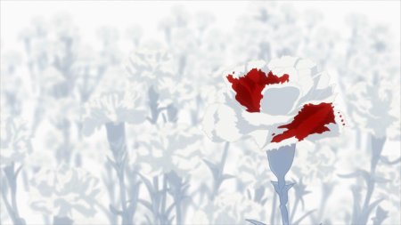 Токийский гуль белые цветы