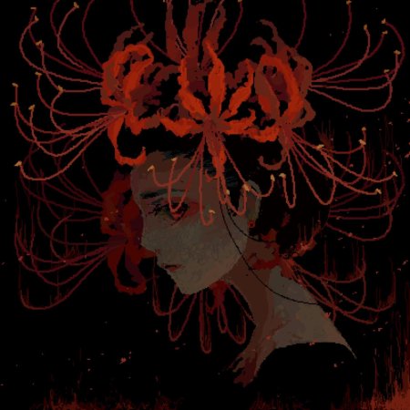 Красная паучья лилия