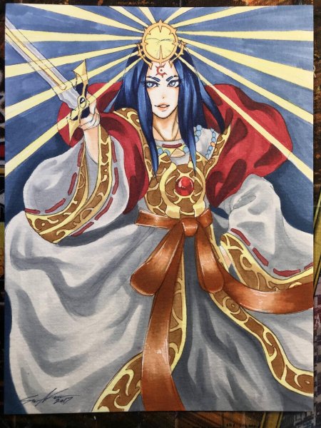 Богиня солнца аматэрасу