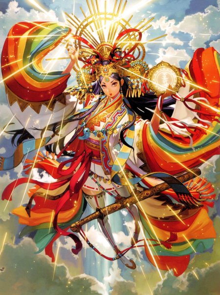 Японская богиня солнца аматэрасу