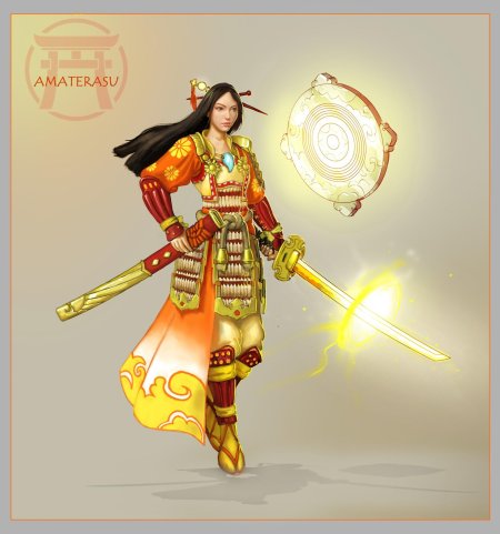 Японская богиня аматэрасу